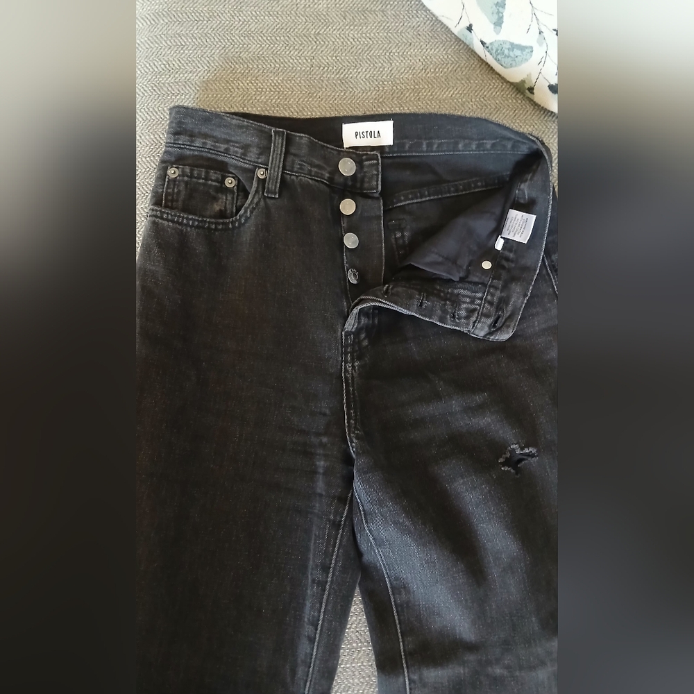 Pistola Cassie Super High-Rise Straigh Jeans. Size 25. - Picture 7 of 9